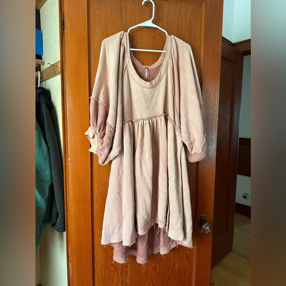 Free People Blush Pink Mini Dress